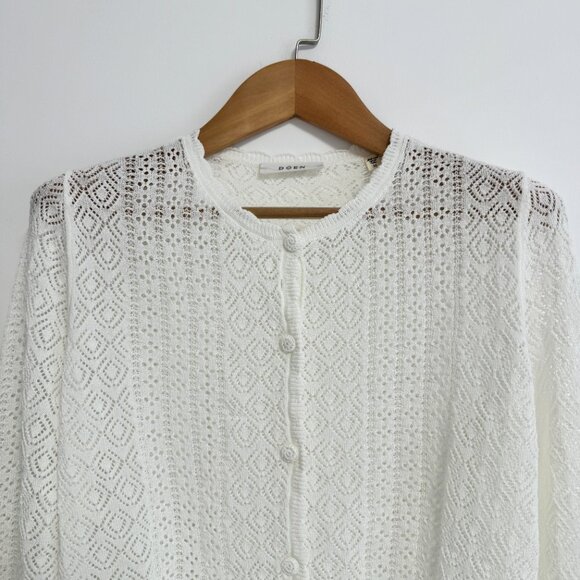 DOEN Diane Cardigan - Ivory - Picture 5 of 12